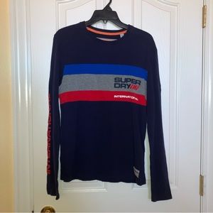 Men’s Superdry navy shirt